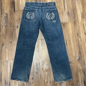 Men’s Coogi Medium Wash Denim Blue Jeans Size 34x34